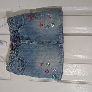 The Children's Place Skirt With Jewel Embroidered Detail With Shorts Underneath